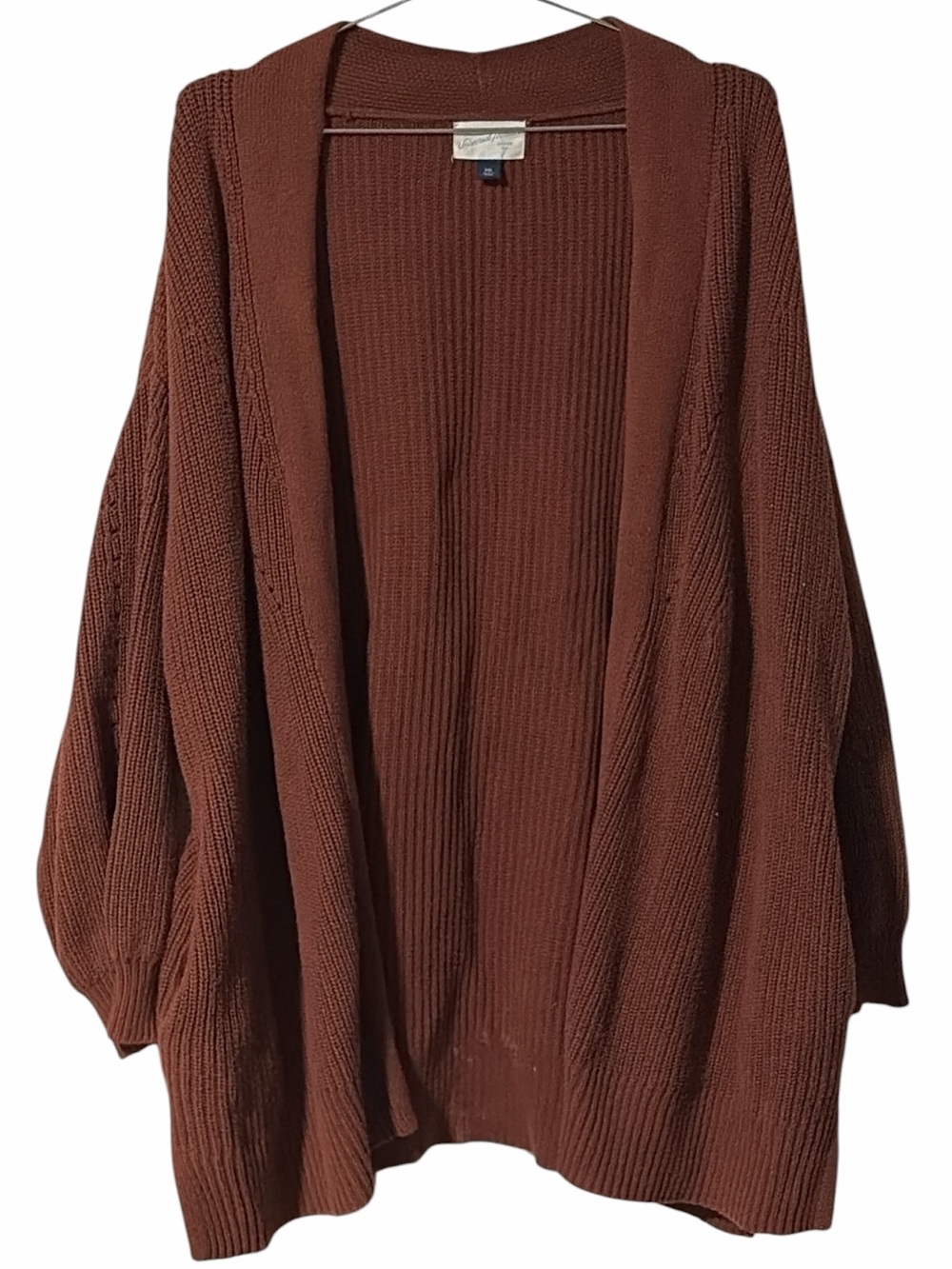 Universal Thread Rust Brown Knit Kimono Cardigan - Picture 2 of 6